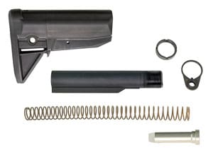 BCM STOCK KIT MOD 0 BLACK – FITS AR-15 COMPLETE KIT