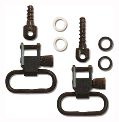 GROVTEC SWIVEL SET WITH TWO – WOOD SCREW & SPACERS BLACK