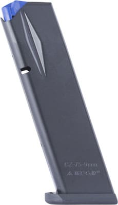 MEC-GAR MAGAZINE CZ 75B – 9MM 17RD FLUSH FIT AFC-BLACK