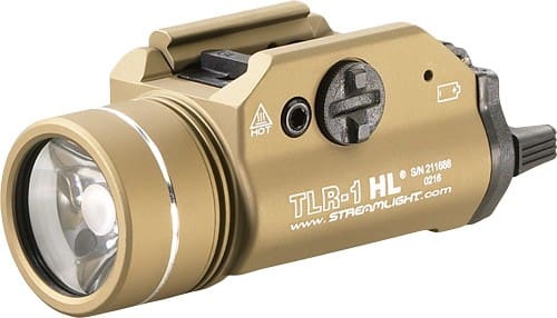 STREAMLIGHT TLR-1 HL C4 WHITE – LED LIGHT W/RAIL MOUNT FDE