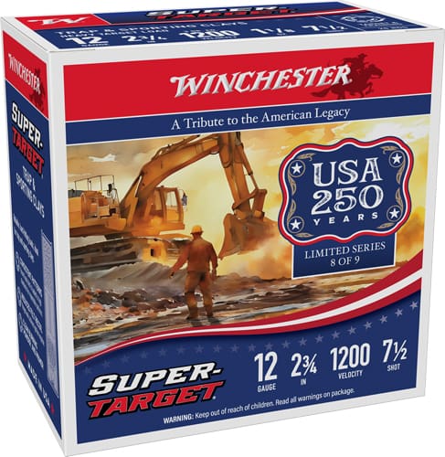 WINCHESTER TARGET 12GA 2.75″ – 1-1/8OZ #7.5 1200FPS 250R CASE