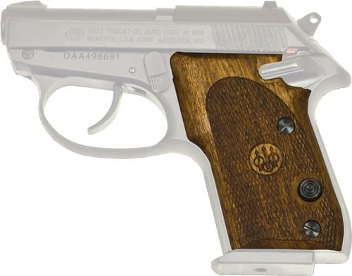 BERETTA 3032 TOMCAT GRIPS WOOD – WALNUT CHECKERED