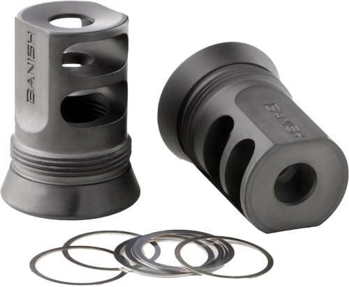 BANISH SUPPRESSORS 4578 – MUZZLE BRAKE 30GOLD 1/2X28