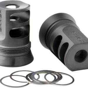 BANISH SUPPRESSORS 4673 - MUZZLE BRAKE 30GOLD/46 5/8X24