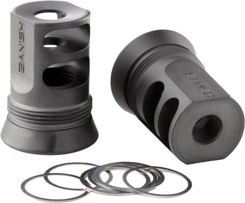 BANISH SUPPRESSORS 4673 – MUZZLE BRAKE 30GOLD/46 5/8X24