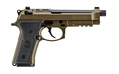 BERETTA M9A4 OVERLAND 9MM 5.1″ TB 18+1(2) OR BRONZE