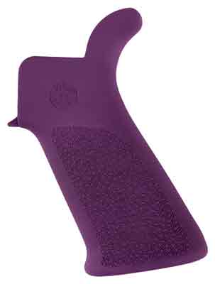 HOGUE AR-15 BEAVERTAIL GRIP – NO FINGER GROOVES PURPLE