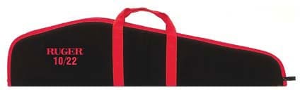 ALLEN GUN CASE 40″ SCOPED – RUGER 10/22 NYLON BLACK/RED