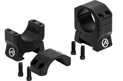 ATHLON RINGS ARMOR 1″ MEDIUM – 0.9″ HEIGHT BLACK