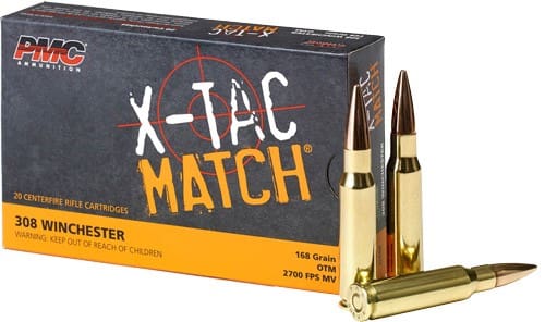 PMC 308 WIN 168GR OTM – 20RD 40BX/CS