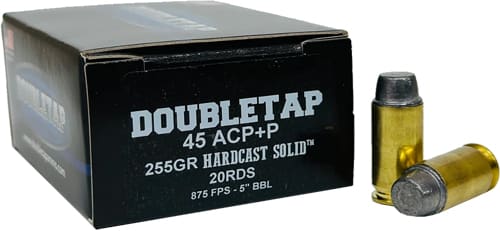 DOUBLETAP 45ACP+P 255GR SWC – 20RD 50BX/CS