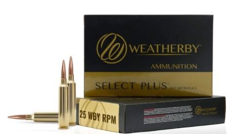 WEATHERBY AMMO 25 WBY RPM – 117GR HORNADY SST 20RD 10BX/CS