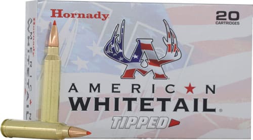 HORNADY WHITETAIL TIPPED – 6.5PRC 129GR SST 20RD 10BX/CS