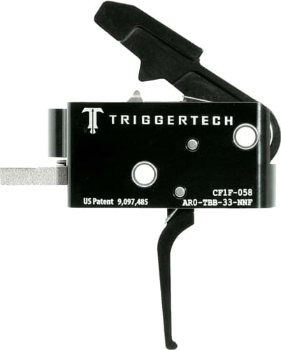 TRIGGERTECH AR-15 TWO STAGE – BLACK COMPETITIVE FLAT