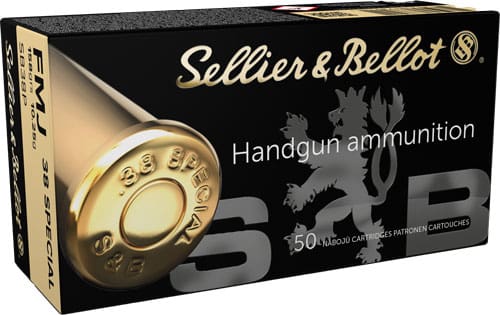 S&B 38 SPECIAL 158GR FMJ-RN – 50RD 20BX/CS