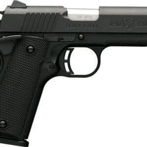BROWNING 1911-380 BLACK LABEL - COMPACT 3.62"FS 8RD BLACK/SYN