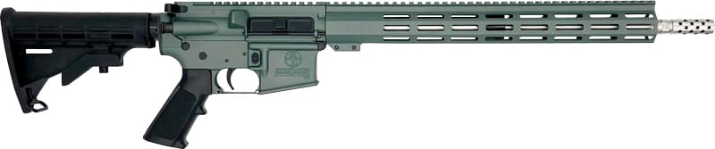 GLFA AR15 RIFLE 223 WYLDE – 16″ S/S BBL CHARCOAL GREEN