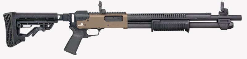 MOSSBERG 590R TACTICAL 12GA – 18.5″ 6RD CHISEL STOCK