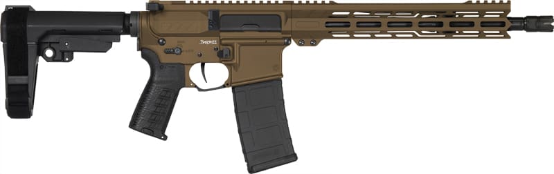 CMMG PISTOL BANSHEE MK4 5.56MM – 12.5″ 30RD W/RIP BRACE BRONZE