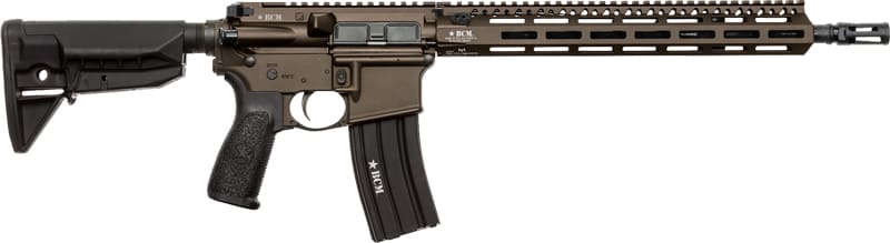BCM RECCE-14 MCMR AR-15 5.56MM – 14.5″ M-LOK BRONZE 1-30RD MAG