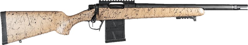 CHRISTENSEN RIDGELINE SCOUT – 300BLK 16″ TB BLACK/TAN-BLK