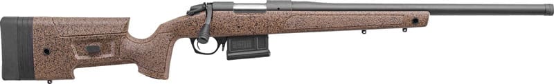 BERGARA B14 HMR 22-250 24″ – BLACK CERA/BROWN MINI CHASSIS