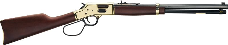 HENRY H6 BIG BOY BRASS 45LC – SIDE GATE 20″ LARGE LOOP WLNT
