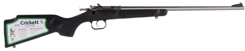 CRICKETT RIFLE G2 22WMR – STAINLESS BLACK SYNTHETIC