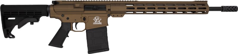 GLFA AR10 RIFLE 308 WIN 18″ – NITRIDE BBL 10-SHOT BRONZE