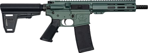 GLFA AR15 PISTOL W/BRACE 223 – WYLDE 7.5″ NIT CHARCOAL GREEN