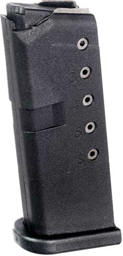 PRO MAG MAGAZINE FOR GLOCK 43 – 9MM 6RD BLACK POLYMER