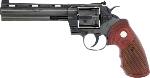 COLT PYTHON 357MAG 6″ BLUED – SNAKE SCALE WALNUT (TALO)