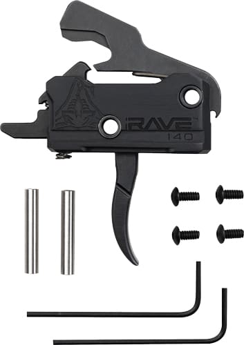 RISE TRIGGER RAVE 140 SST – 3.5LB AR-15 W/ANTI WALK PINS