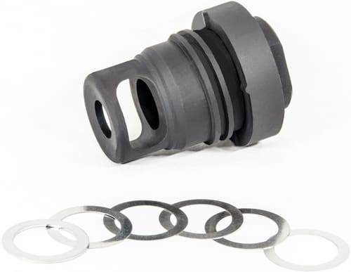 YHM MINI QD MUZZLE BRAKE - 5.56MM FOR 1/2X28 THREADS - Image 2