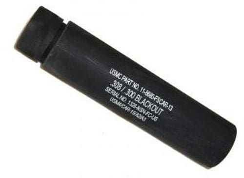 GUNTEC AR308 FAKE SUPPRESSOR – 5.5″ 5/8X24 THREADS BLACK