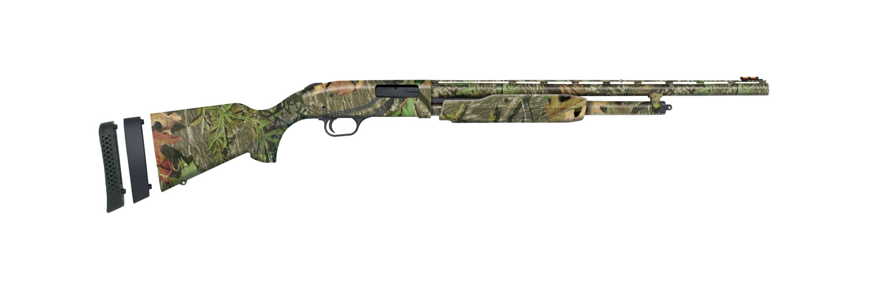 MOSSBERG 500 SUPER BANTAM TURKEY 20G PUMP 3″ CHAMBER 22″ VR BBL, MO OBSESSION 5+1
