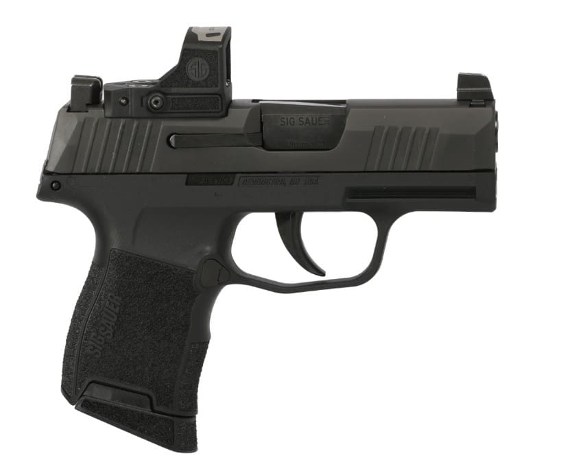 SIG SAUER P365 ROMEO RS OPTIC 9MM PSTL 3.10″ BLACK 2-10RD OPTIC READY