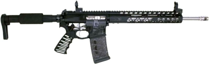 GUNTEC ULT LIGHT SKELETONIZED – PISTOL GRIP BLK