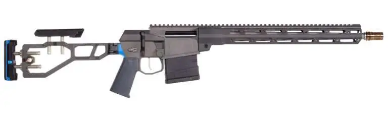 Q THE FIX 308WIN 16″ T.B. BOLT RIFLE BLK/BLUE, ADJ STOCK, 1-10RD MAG