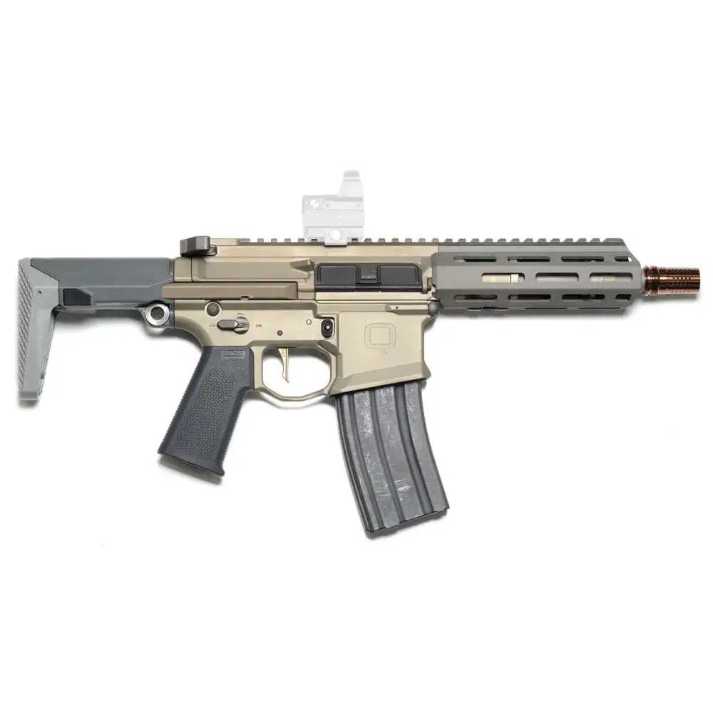 Q HONEY BADGER 300BLK SBR 7″ BLK/GRY 1-30RD MAGAZINE