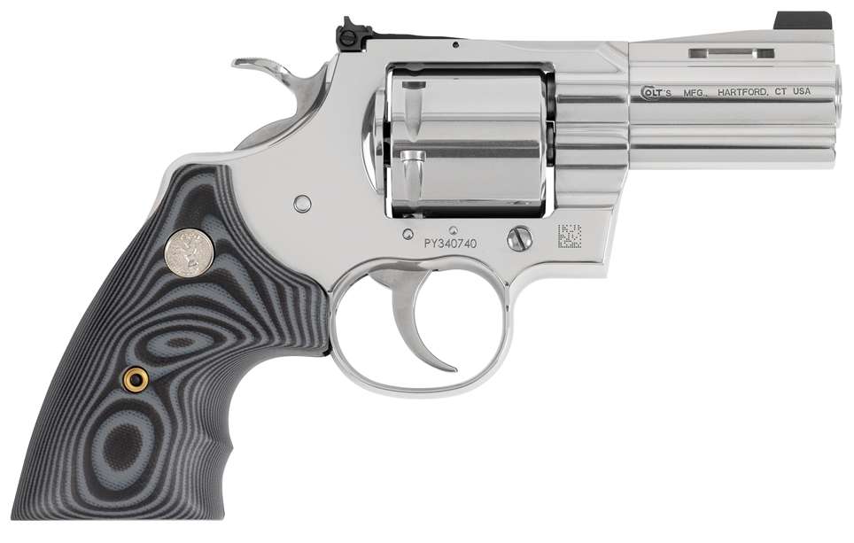 COLT PYTHON CMBT ELT STAINLESS REVOLVER 357 MAG 3″ 6 RD