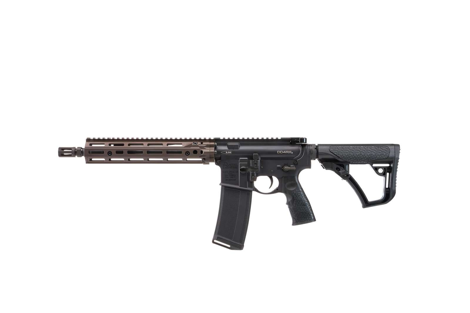 DANIEL DEFENSE DD4 RIIIS FDE 11.5″ SBR RIS III RAIL 1-32RD MAG