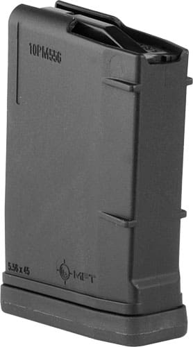 MFT MAGAZINE AR15 5.56X45MM – 223 REM 10RD BLACK POLYMER
