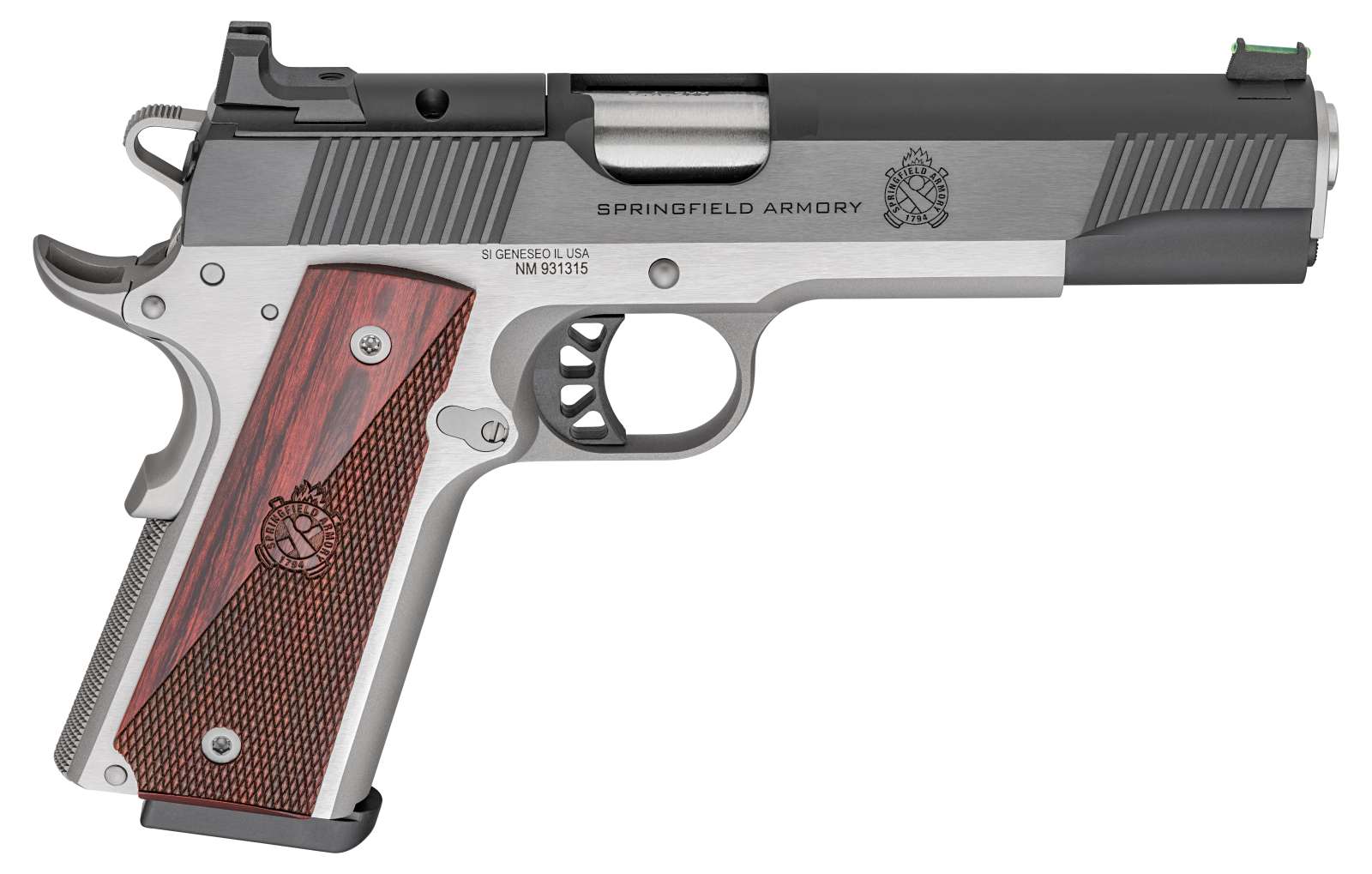 SPRINGFIELD ARMORY RONIN 1911 9MM 5″ BLU/STS 1-9RD AOS OPTC READY