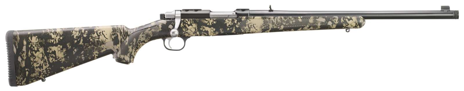 RUGER 77/357 357 MAG RIFLE 18.5″ BLUED T.B. KRYPTEK NOX CAMO 5RD