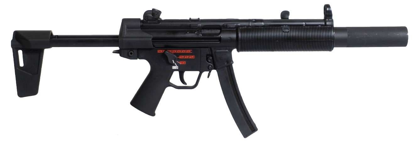 CENTURY AP5SD 9MM NATO PISTOL W/BRACE 5.75″ BARREL 2-30RD MAG