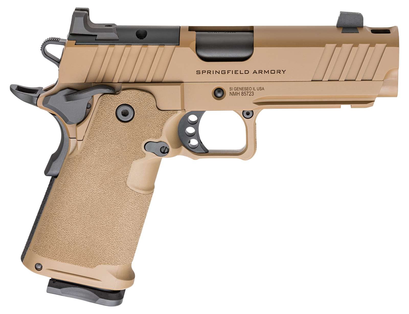SPRINGFIELD ARMORY 1911 DS PRODIGY COMP COYOTE BRWN 4.25″ 9MM 1-17RD,1-20RD