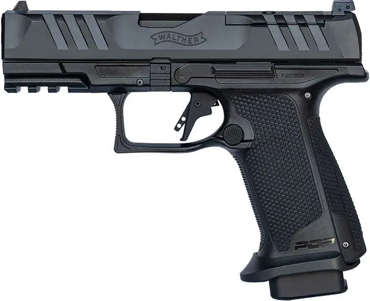WALTHER PDP F-SERIES PRO E 9MM PISTOL 4″ BLACK 3-10RD MAGS