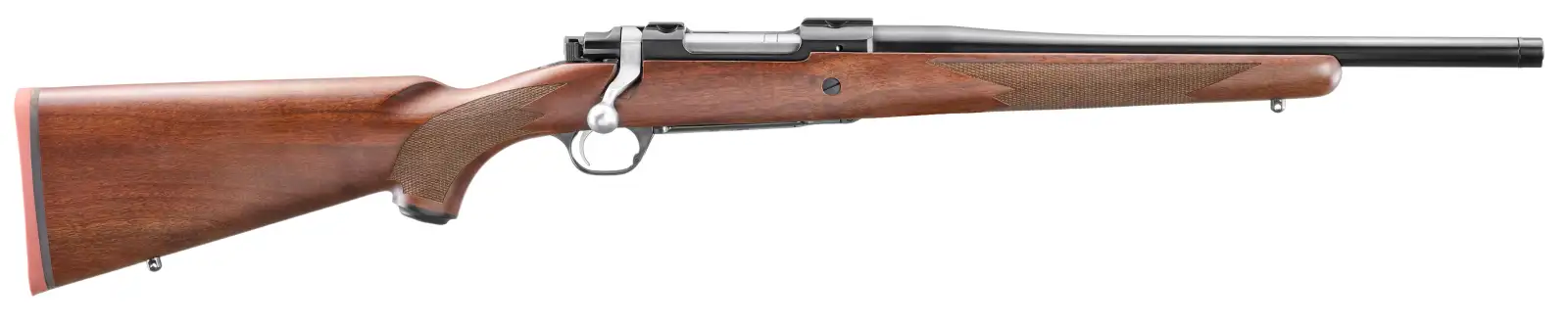 RUGER HAWKEYE HUNTER 6.5CM RIFLE 16.6″ T.B. WALNUT/BLUED 4RD