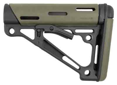 HOGUE AR-15 COLLAPSIBLE STOCK – OD GREEN RUBBER COMMERCIAL